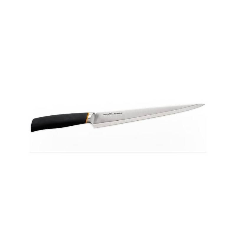 Nůž Fiskars 977748 černý/stříbrný/oranžový, nůž, fiskars, 977748, černý, stříbrný, oranžový
