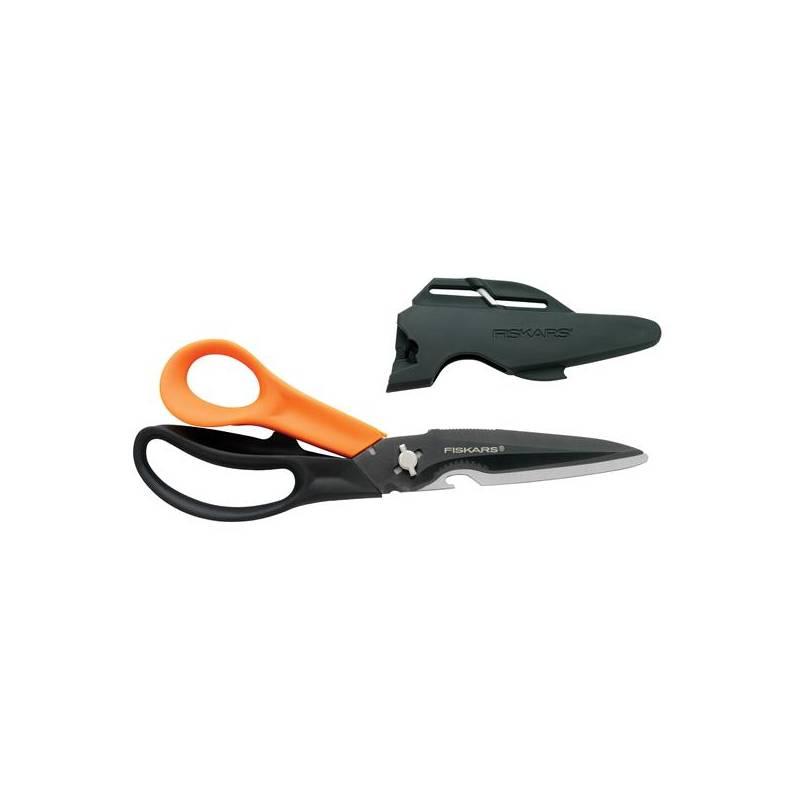 Nůžky Fiskars Cuts&More, VÍCEÚČELOVÉ černá/oranžová, nůžky, fiskars, cuts, more, vÍceÚČelovÉ, černá, oranžová