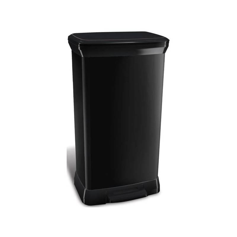 Odpadkový koš Curver Decobin 02162-929 černý, odpadkový, koš, curver, decobin, 02162-929, černý