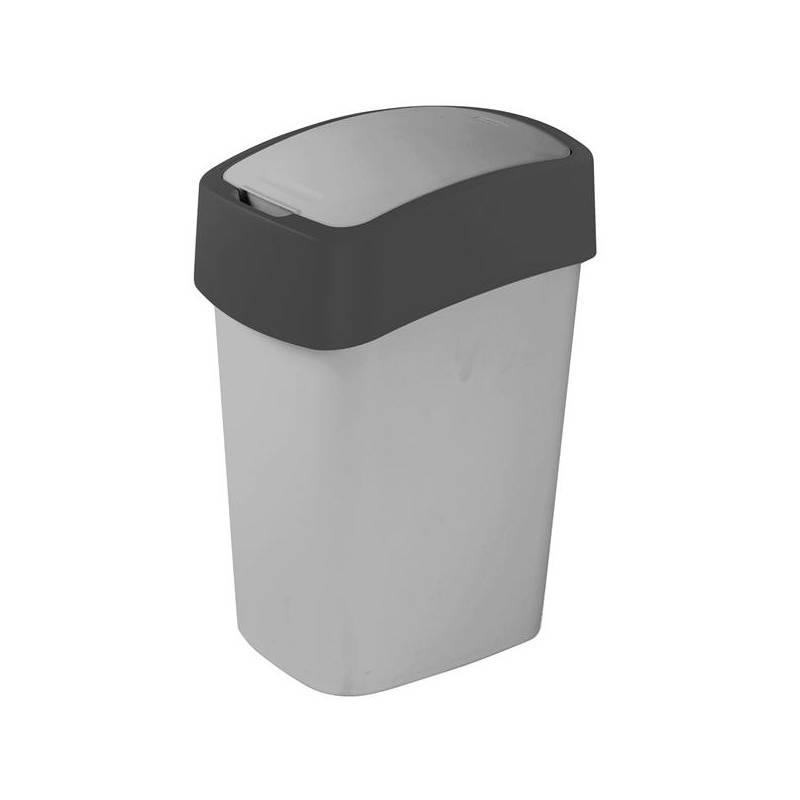 Odpadkový koš Curver Flipbin 02171-686 šedý, odpadkový, koš, curver, flipbin, 02171-686, šedý