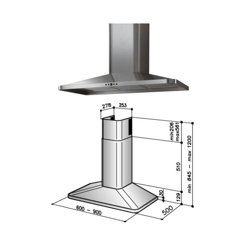 Odsavač par Best K5020ASCL9N nerez, odsavač, par, best, k5020ascl9n, nerez