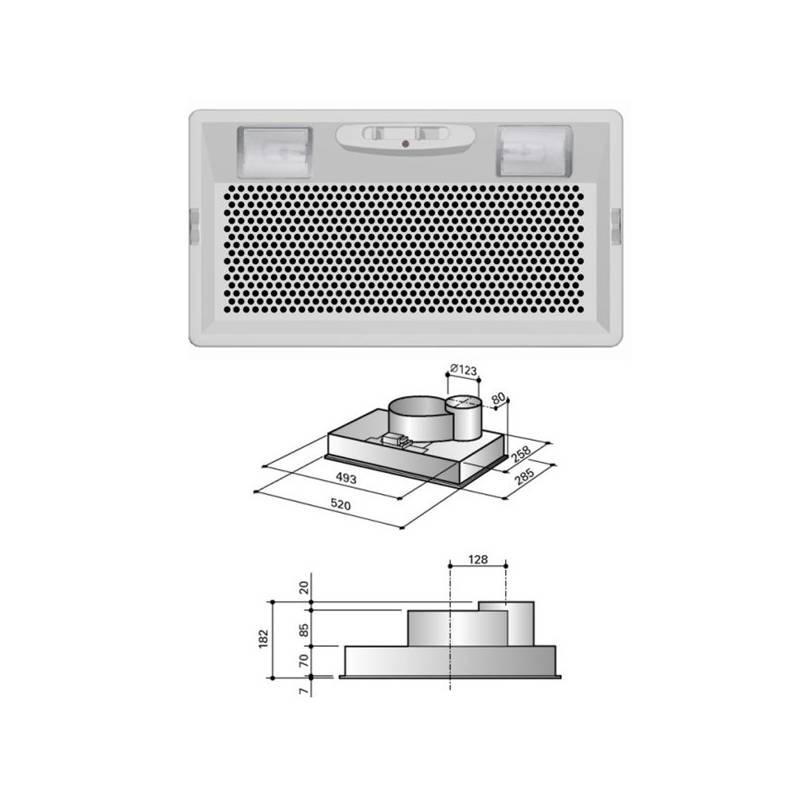 Odsavač par Best P520MT stříbrný, odsavač, par, best, p520mt, stříbrný