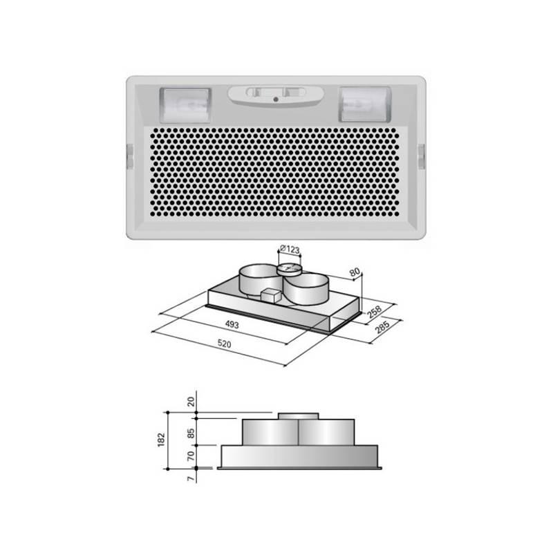 Odsavač par Best P540MT stříbrný, odsavač, par, best, p540mt, stříbrný