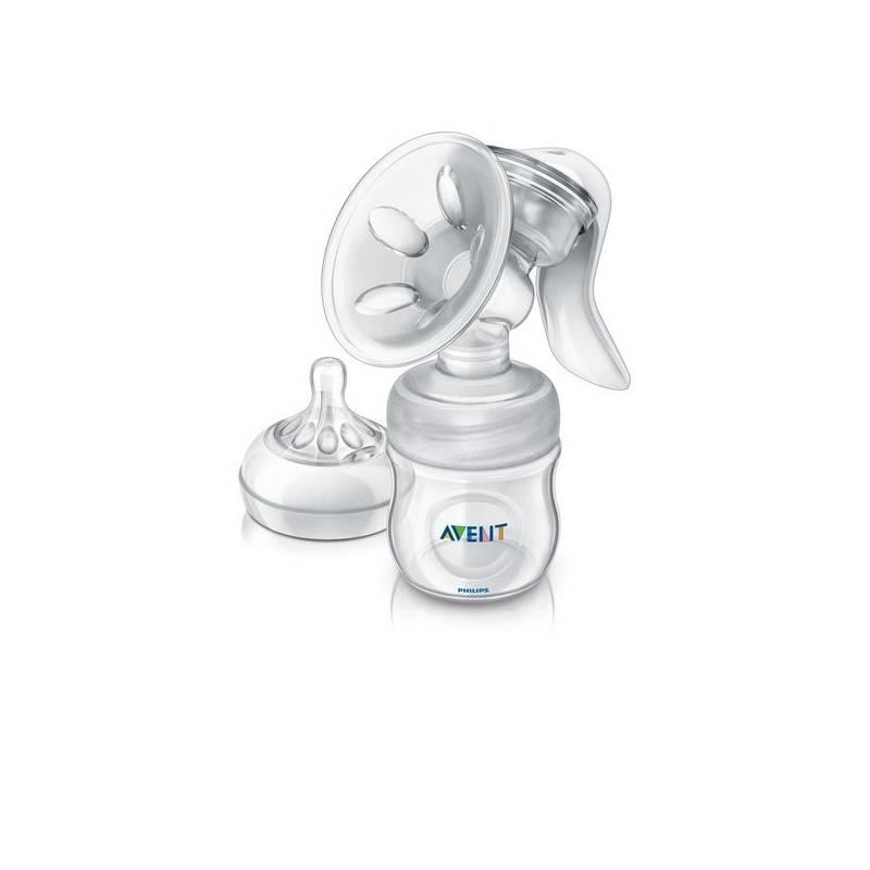 Odsávačka mateřského mléka Philips AVENT Natural se zásobníkem 125 ml PP, bílá, odsávačka, mateřského, mléka, philips, avent, natural, zásobníkem, 125