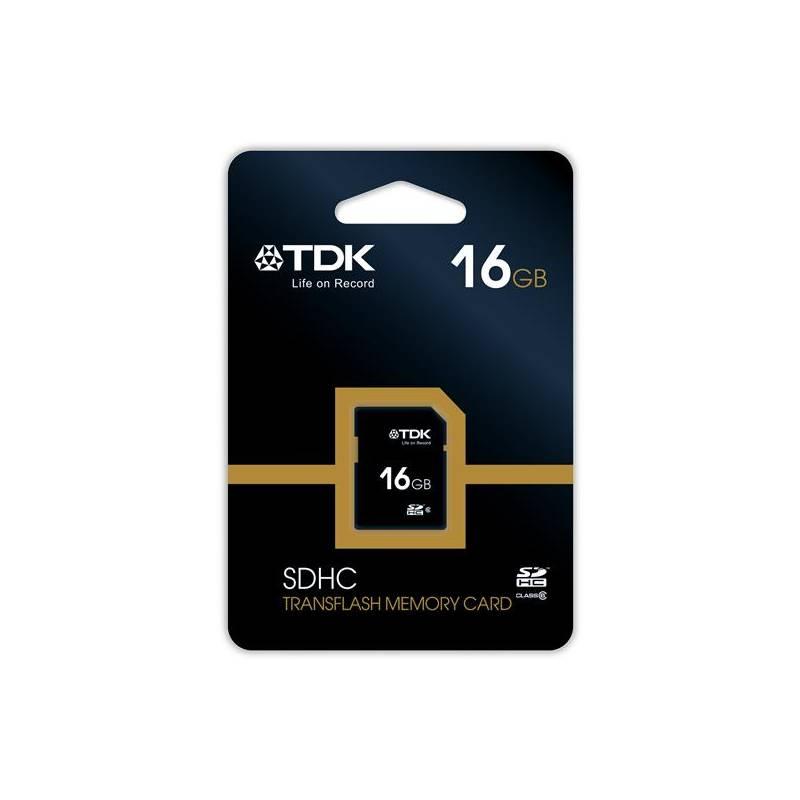 Paměťová karta TDK SDHC 16GB Class 4 (t78540) černá, paměťová, karta, tdk, sdhc, 16gb, class, t78540, černá