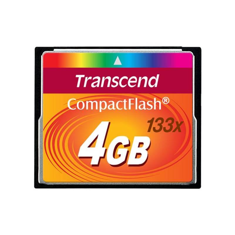 Paměťová karta Transcend CF 4GB 133X (TS4GCF133) černá, paměťová, karta, transcend, 4gb, 133x, ts4gcf133, černá