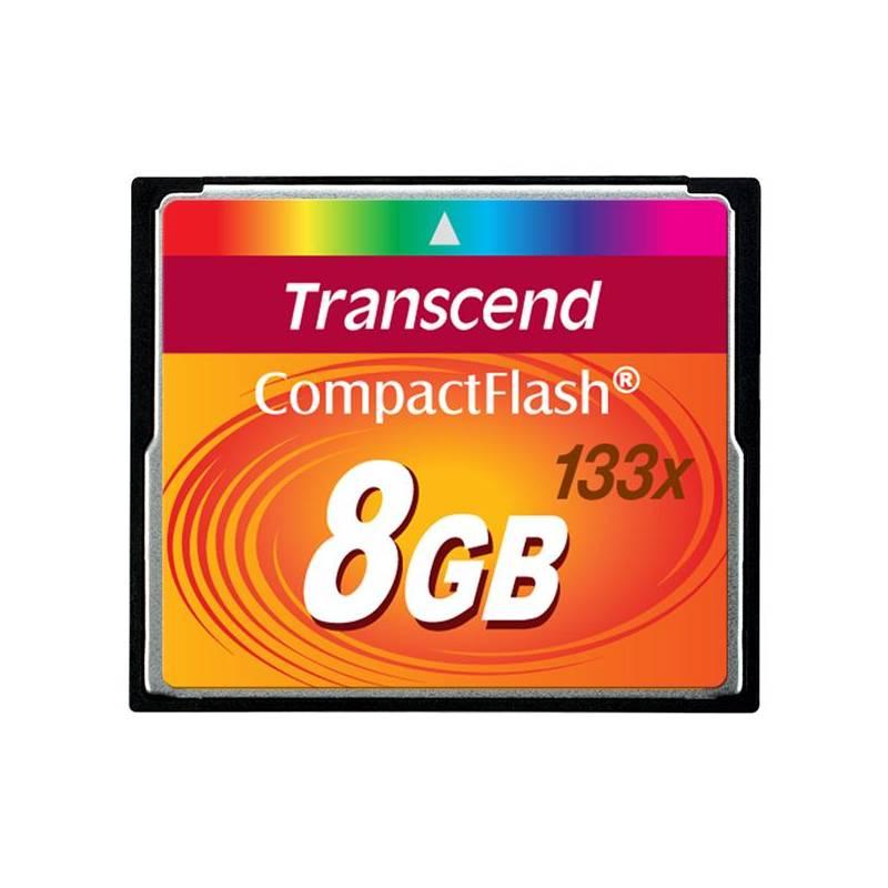 Paměťová karta Transcend CF 8GB 133X (TS8GCF133) černá, paměťová, karta, transcend, 8gb, 133x, ts8gcf133, černá