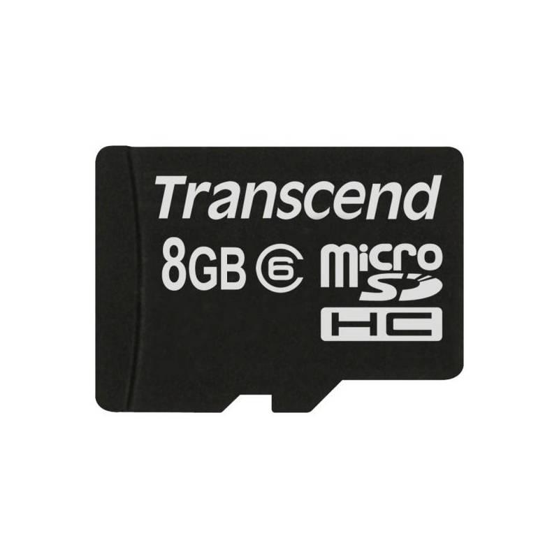 Paměťová karta Transcend MicroSDHC 8GB Class6 (TS8GUSDC6), paměťová, karta, transcend, microsdhc, 8gb, class6, ts8gusdc6