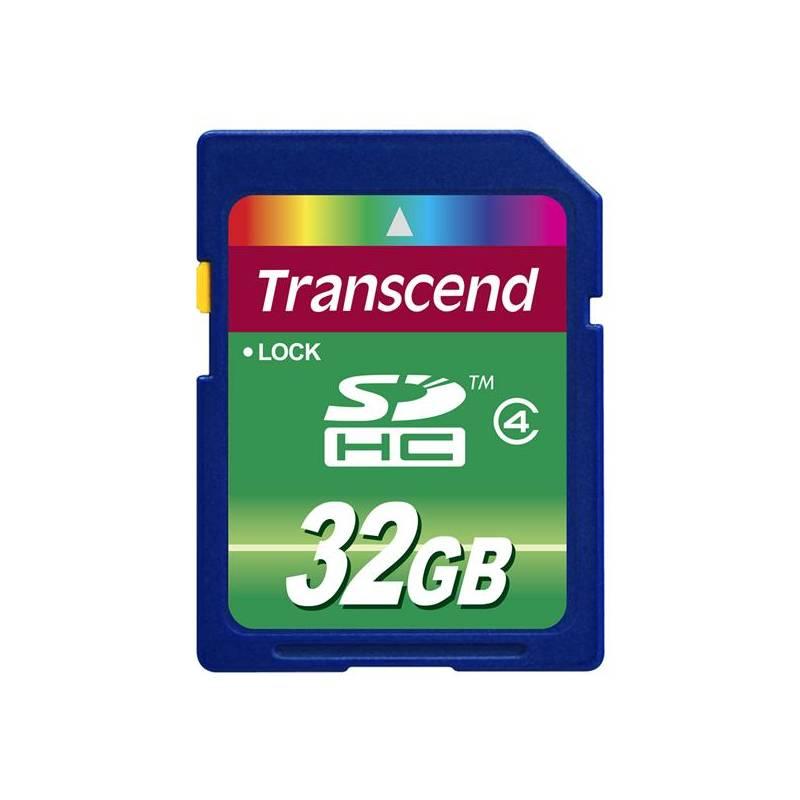 Paměťová karta Transcend SDHC 32GB Class4 (TS32GSDHC4) modrá, paměťová, karta, transcend, sdhc, 32gb, class4, ts32gsdhc4, modrá