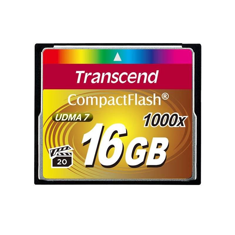 Paměťová karta Transcend Ultimate CF 16GB 1000x (TS16GCF1000), paměťová, karta, transcend, ultimate, 16gb, 1000x, ts16gcf1000