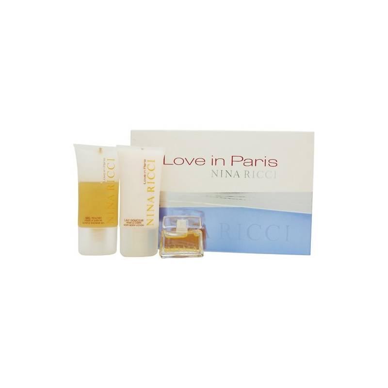 Parfémovaná voda Nina Ricci Love in Paris 5 ml + tělové mléko 25 ml + sprchový gel 25 ml, parfémovaná, voda, nina, ricci, love, paris, tělové, mléko