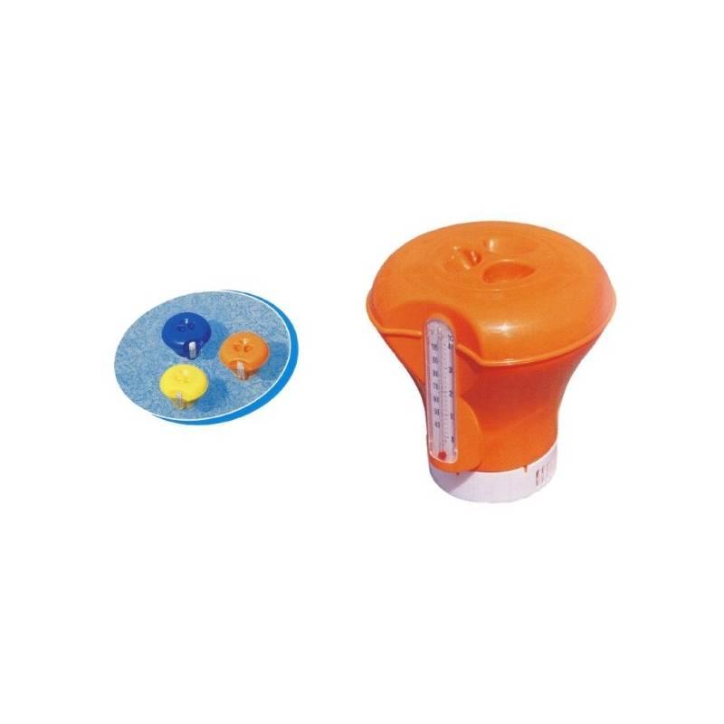 Plovák na chlorové tablety Bestway 18,5 cm s teploměrem, plovák, chlorové, tablety, bestway, teploměrem