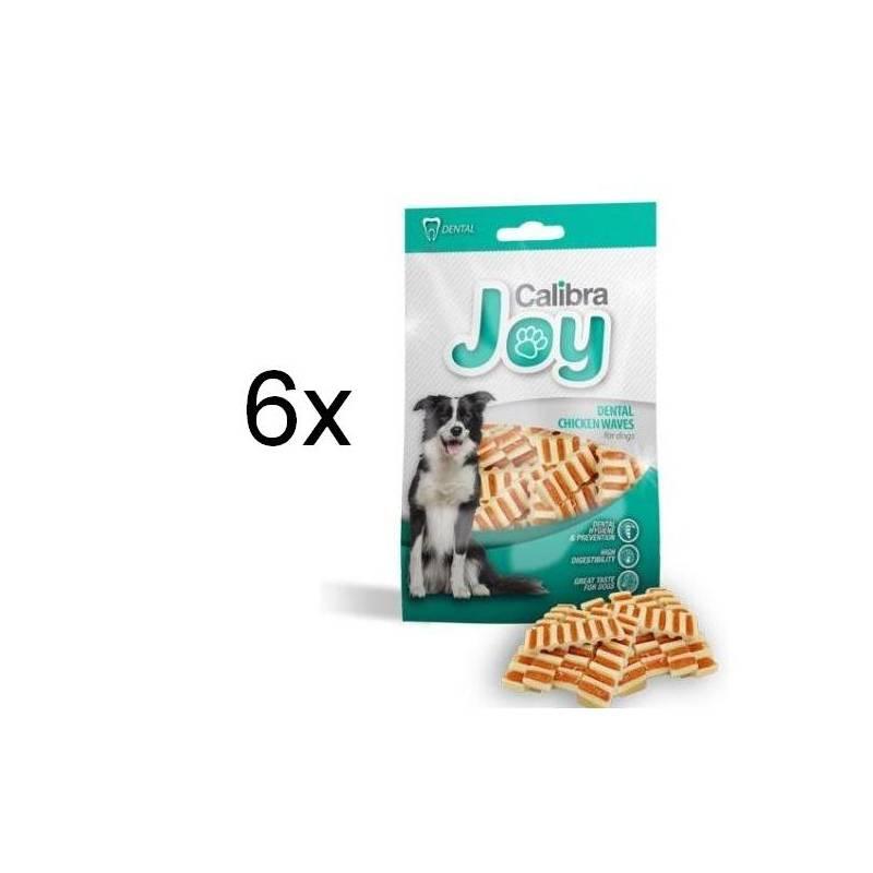 Pochoutky Calibra Joy Dog Dental Chicken Waves 6 x 80g, pochoutky, calibra, joy, dog, dental, chicken, waves, 80g