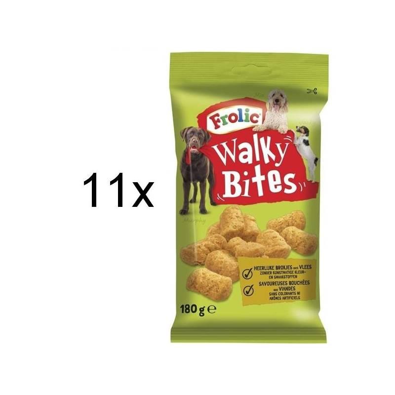 Pochoutky Frolic Walky Bites 11 x 180g, pochoutky, frolic, walky, bites, 180g