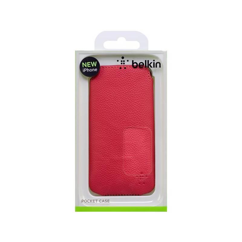 Pouzdro na mobil Belkin Pocket Case pro iPhone 5 (F8W123vfC03) růžové, pouzdro, mobil, belkin, pocket, case, pro, iphone, f8w123vfc03, růžové