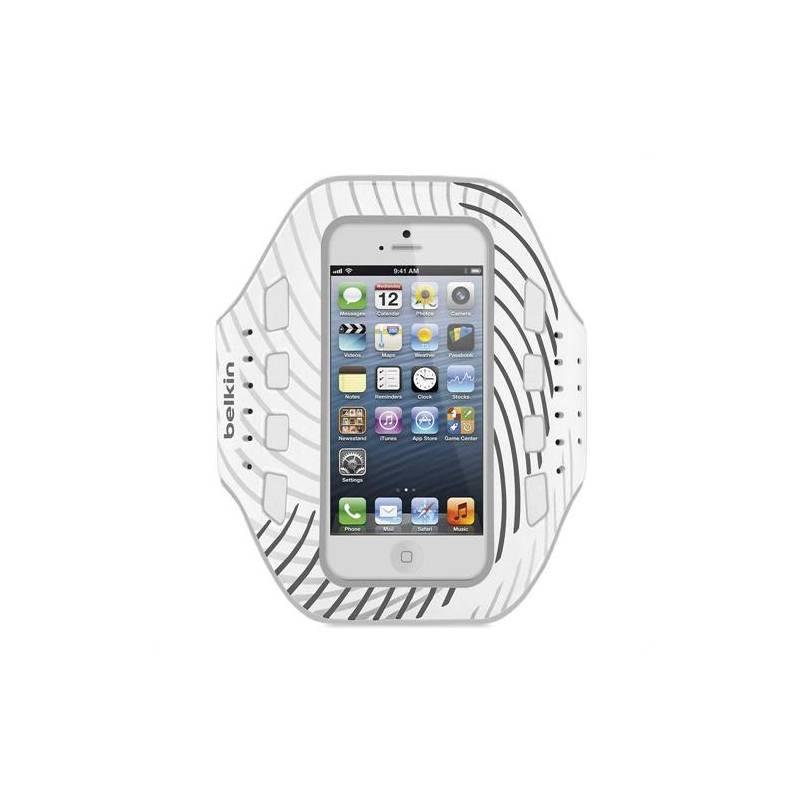 Pouzdro na mobil Belkin Pro-Fit Armband pro iPhone 5 (F8W107vfC03) bílé (rozbalené zboží 4786003435), pouzdro, mobil, belkin, pro-fit, armband, pro, iphone, f8w107vfc03, bílé