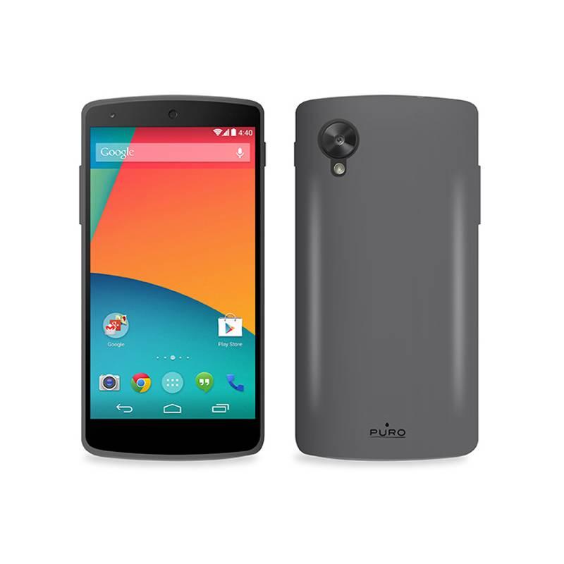 Pouzdro na mobil Puro silikonové pro LG NEXUS 5 D821 (LGNEXUS5SBLK) černé, pouzdro, mobil, puro, silikonové, pro, nexus, d821, lgnexus5sblk, černé