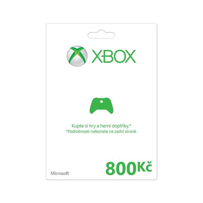 Předplacená karta Microsoft Xbox 360 Xbox LIVE FPP Czech Czech Republic 800 CZK (K4W-00122), předplacená, karta, microsoft, xbox, 360, live, fpp, czech, republic