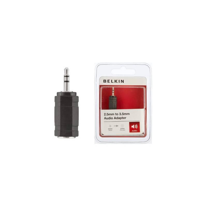 Redukce Belkin jack 2,5mm M - jack 3,5mm F (F3Y124bf) černý, redukce, belkin, jack, 5mm, f3y124bf, černý