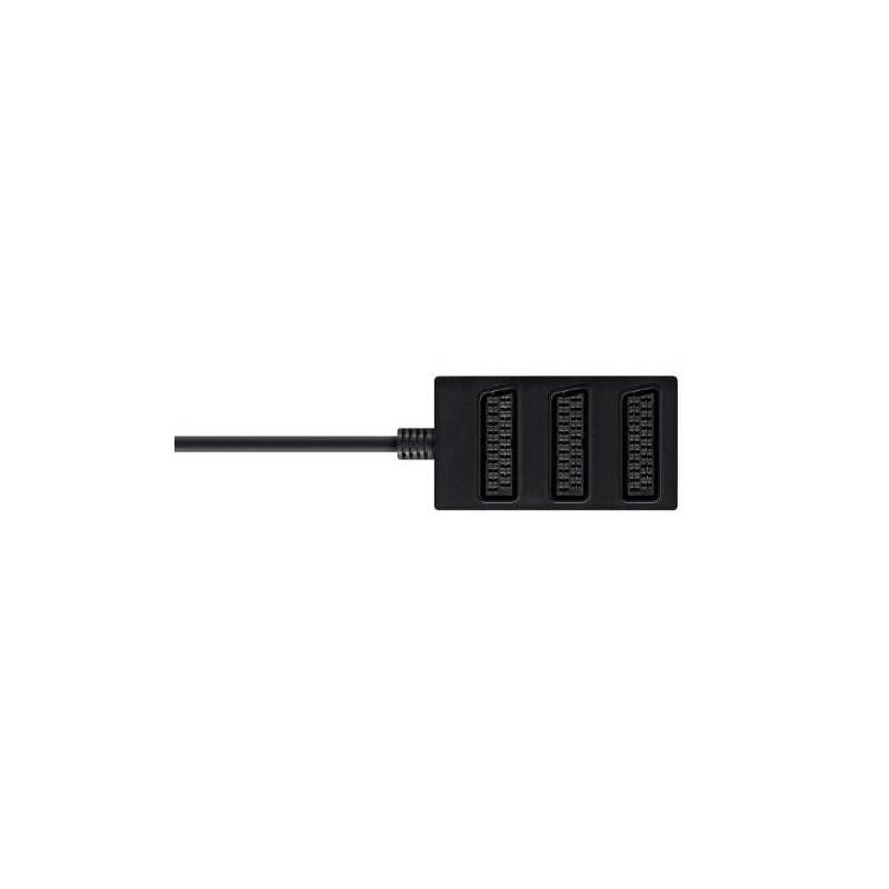 Redukce Belkin SCART - 3x SCART rozbočka (F3Y049bf) černá (Náhradní obal / Silně deformovaný obal 4486009739), redukce, belkin, scart, rozbočka, f3y049bf, černá, náhradní