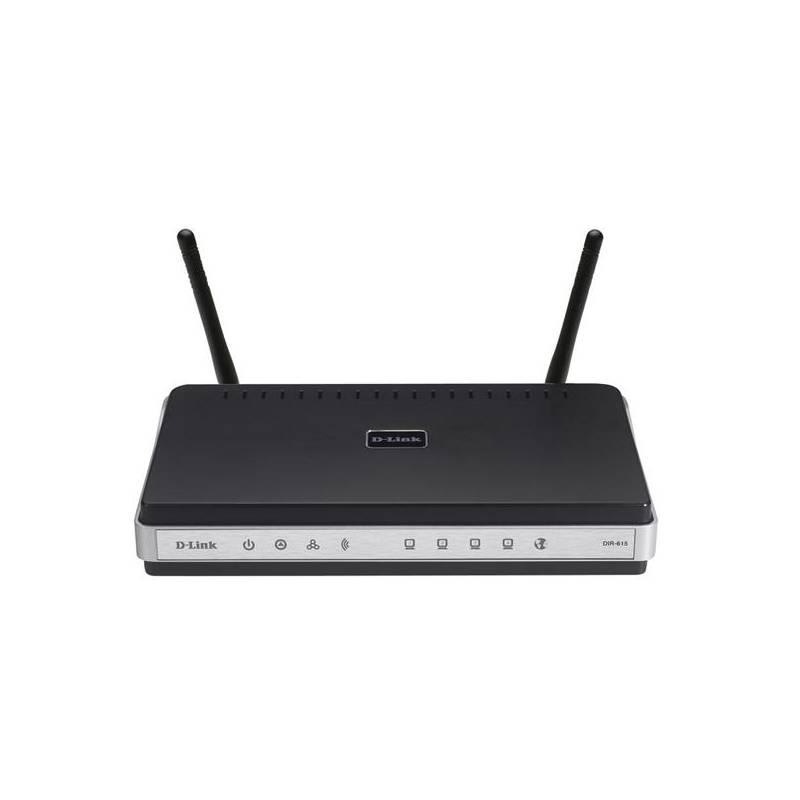 Router D-Link DIR-615 (DIR-615) černý (poškozený obal 8213039571), router, d-link, dir-615, černý, poškozený, obal, 8213039571