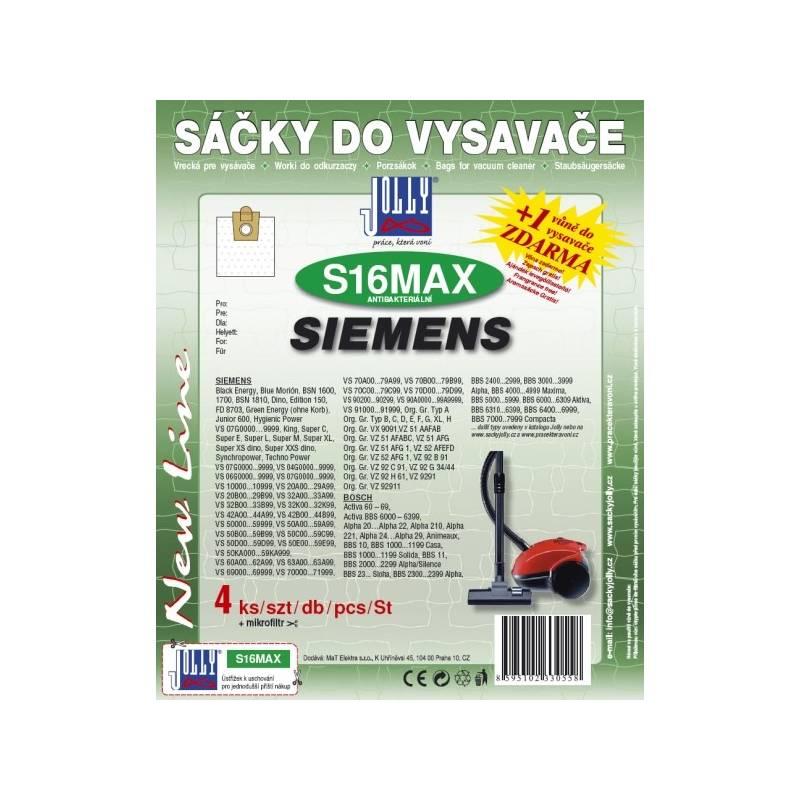 Sáčky pro vysavače Jolly MAX S 16, sáčky, pro, vysavače, jolly, max