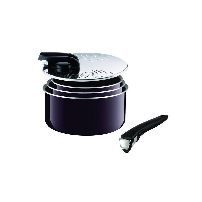 Sada nádobí Tefal Ingenio L4709752 černá, sada, nádobí, tefal, ingenio, l4709752, černá