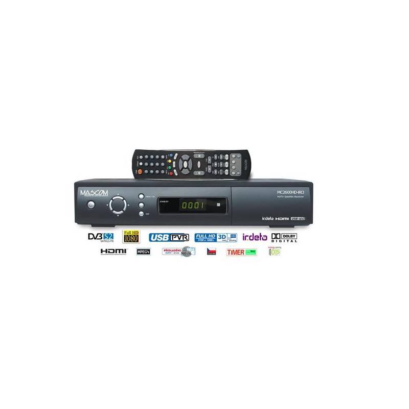 Satelitní přijímač Mascom MC2600HD USB PVR (poškozený obal 8414001506), satelitní, přijímač, mascom, mc2600hd, usb, pvr, poškozený, obal, 8414001506