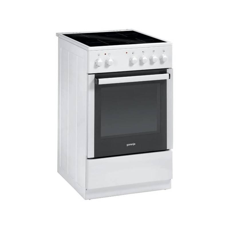 Sklokeramický sporák Gorenje EC 51102 AW bílý, sklokeramický, sporák, gorenje, 51102, bílý