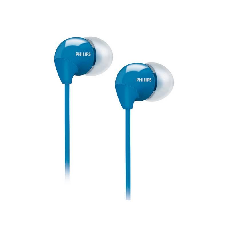 Sluchátka Philips SHE3595BL modrá, sluchátka, philips, she3595bl, modrá