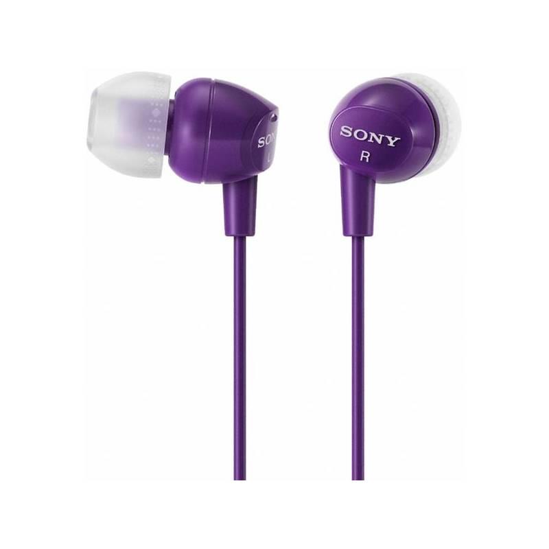 Sluchátka Sony MDR-EX10LP fialová (vrácené zboží 4486000727), sluchátka, sony, mdr-ex10lp, fialová, vrácené, zboží, 4486000727