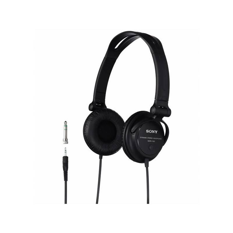 Sluchátka Sony MDR-V150 černá, sluchátka, sony, mdr-v150, černá