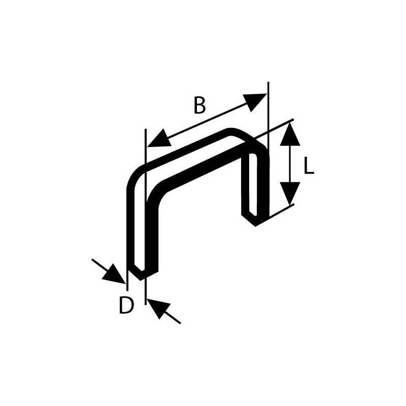 Sponky do sponkovačky Bosch , typ 55 26/6, sponky, sponkovačky, bosch, typ