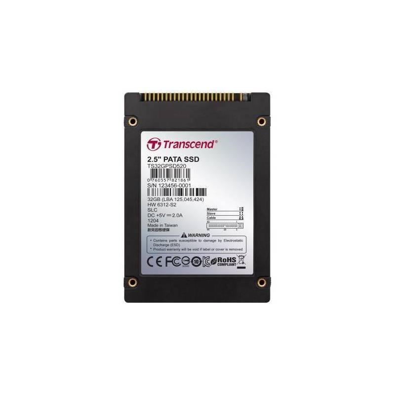 SSD Transcend SSD520 32GB SLC (7mm) (TS32GPSD520), ssd, transcend, ssd520, 32gb, slc, 7mm, ts32gpsd520