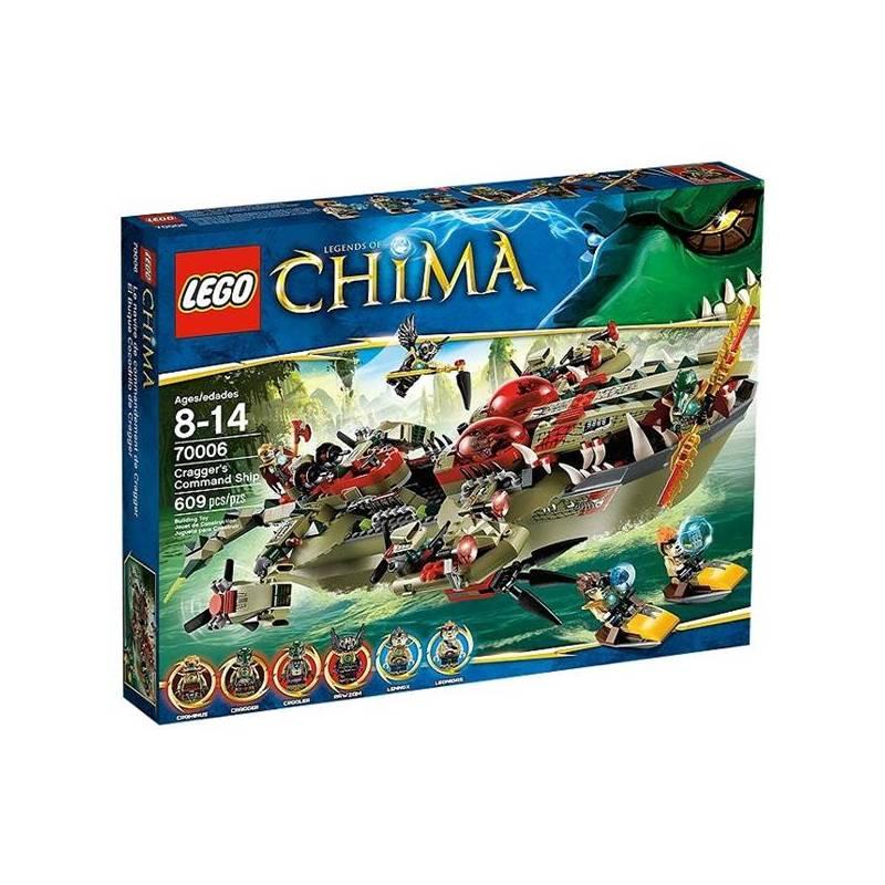 Stavebnice Lego CHIMA 70006 Craggerův krokodýlí člun, stavebnice, lego, chima, 70006, craggerův, krokodýlí, člun