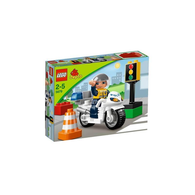 Stavebnice Lego DUPLO 5679 Policejní motorka, stavebnice, lego, duplo, 5679, policejní, motorka