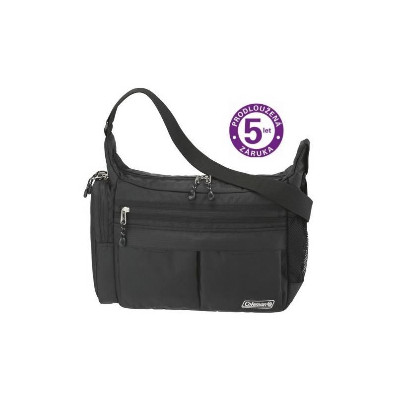 Taška přes rameno Coleman Dámská COOL SHOULDER BAG (7L, černá s chladící kapsou na nápoj 0,5 L), 350 g), taška, přes, rameno, coleman, dámská, cool, shoulder, bag, černá, chladící