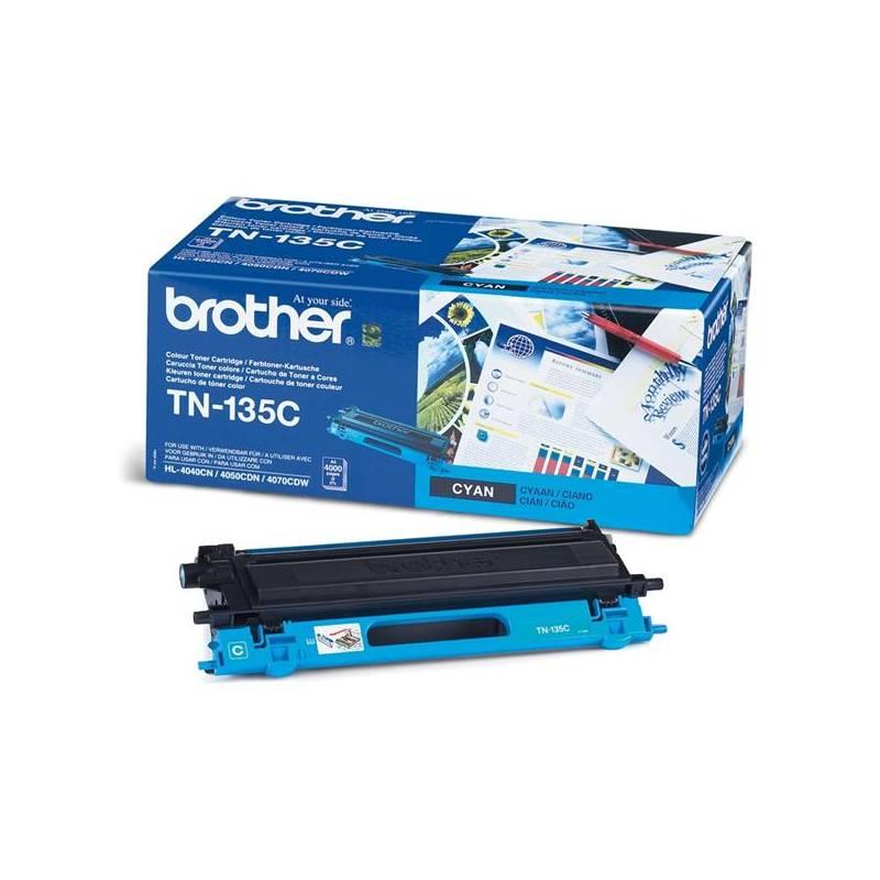 Toner Brother TN-135C, 4000 stran (TN135C) modrý, toner, brother, tn-135c, 4000, stran, tn135c, modrý