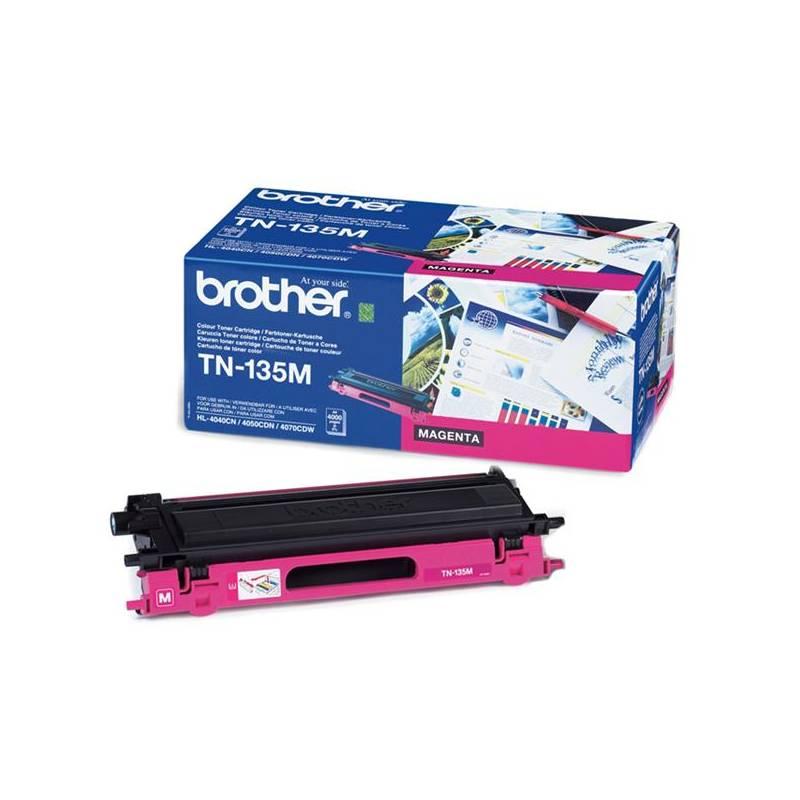 Toner Brother TN-135M, 4000 stran (TN135M) červený, toner, brother, tn-135m, 4000, stran, tn135m, červený