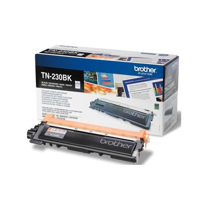 Toner Brother TN-230BK, 2200 stran (TN230BK) černý, toner, brother, tn-230bk, 2200, stran, tn230bk, černý