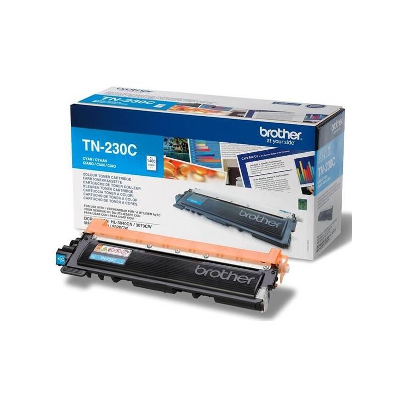 Toner Brother TN-230C, 1400 stran (TN230C) modrý, toner, brother, tn-230c, 1400, stran, tn230c, modrý