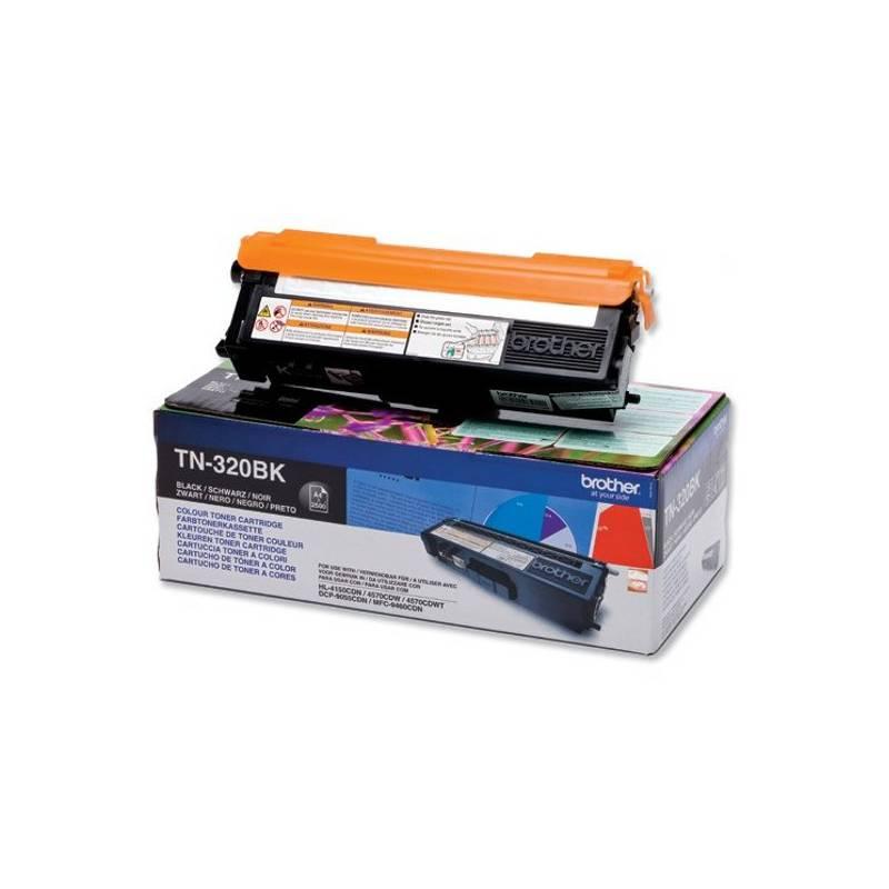 Toner Brother TN-320BK, 2500 stran (TN320BK) černý, toner, brother, tn-320bk, 2500, stran, tn320bk, černý