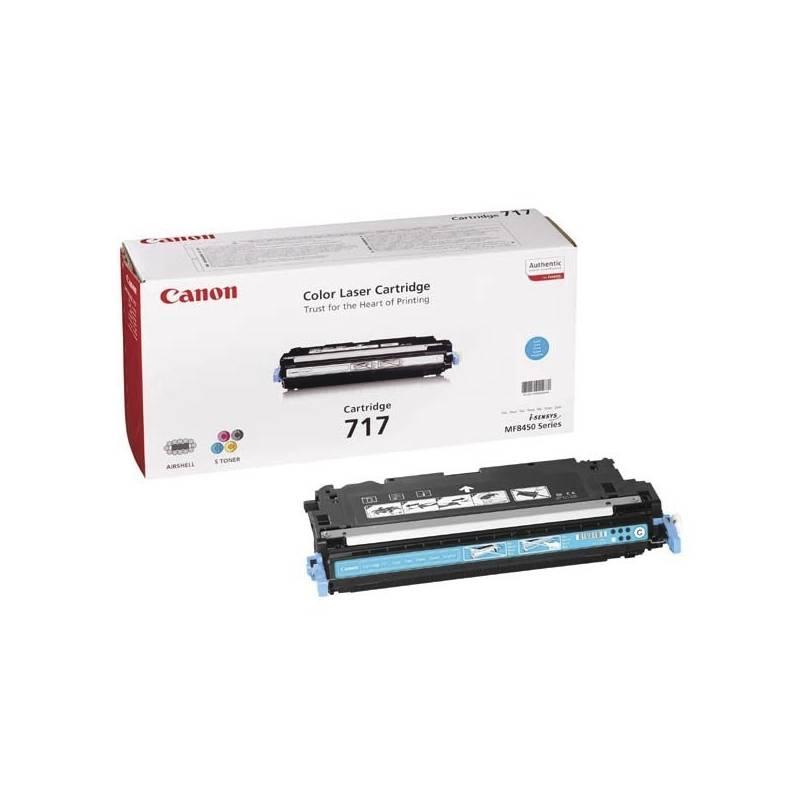 Toner Canon CRG-717C, 4K stran (2577B002) modrý, toner, canon, crg-717c, stran, 2577b002, modrý