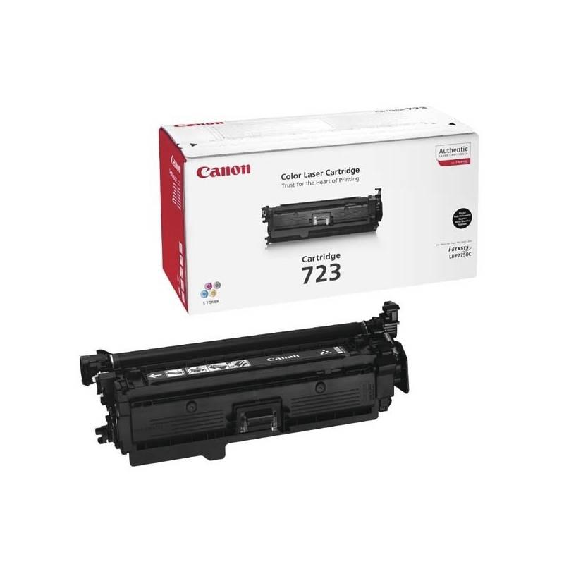 Toner Canon CRG-723Bk, 5K stran (2644B002) černý, toner, canon, crg-723bk, stran, 2644b002, černý