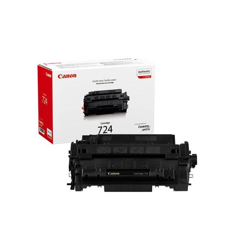 Toner Canon CRG-724, 6K stran (3481B002) černý, toner, canon, crg-724, stran, 3481b002, černý