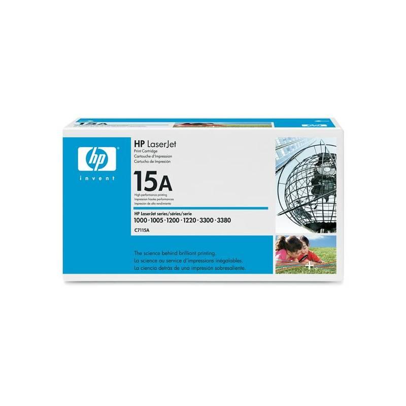 Toner HP C7115A, 2,5K stran (C7115A) černá, toner, c7115a, stran, černá