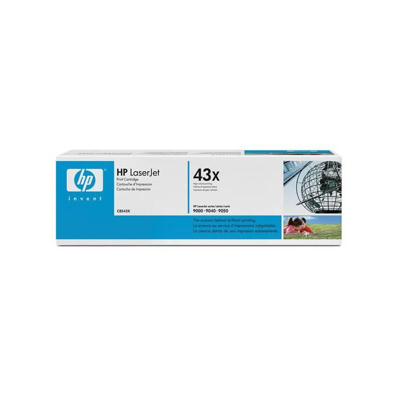 Toner HP C8543X, 30K stran (C8543X) černá, toner, c8543x, 30k, stran, černá