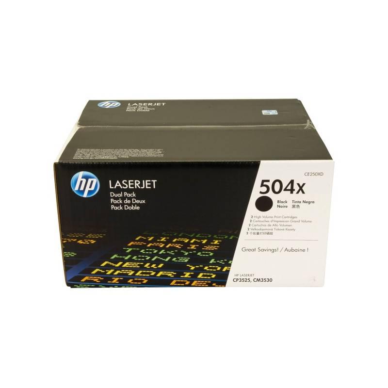 Toner HP CE250XD, 10,5K stran (CE250XD) černý, toner, ce250xd, stran, černý