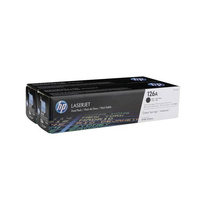 Toner HP CE310AD, 1,2K stran (CE310AD) černý, toner, ce310ad, stran, černý