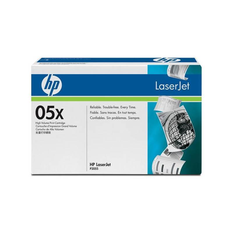 Toner HP CE505X, 6,5K stran (CE505X) černý, toner, ce505x, stran, černý